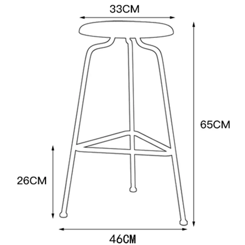 Comfortable Originality Cream Style Bar Chairs Cute Bedroom Accent Vanity Bar Chairs Designer Home Furniture Banqueta HBBC