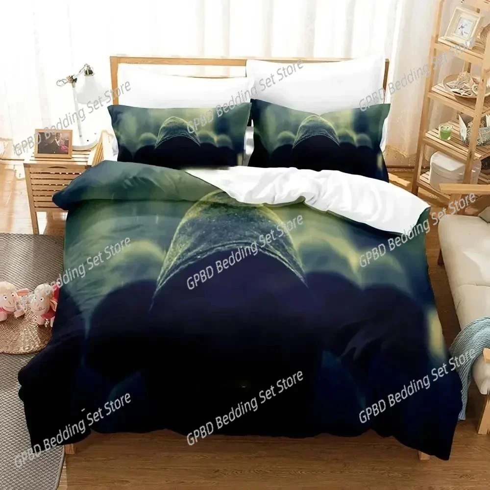 Personality Technology Anonymous Bedding Set Duvet Cover Bed Set Quilt Cover Pillowcase Comforter king Queen Size Boys Adult