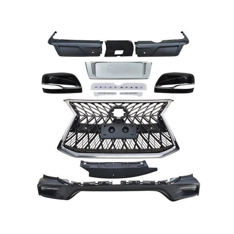 High Quality LX570 Limited Edition Body Kit with Rearview Mirror Covers Front and Rear Bumper Upgrades Bodykit for 2018 Lexus