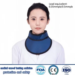 Genuine x-ray gamma ray protective 0.35mmpb/0.5mmpb lead collar radiology department ionizing radiation protection lead collar