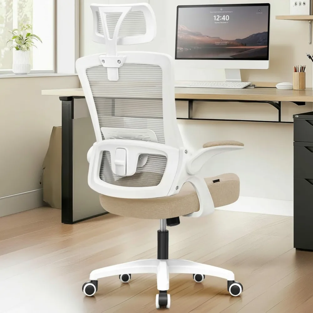 

Ergonomic Office Gaming Chair High Back Mesh Adjustable Lumbar Support Headrest Swivel