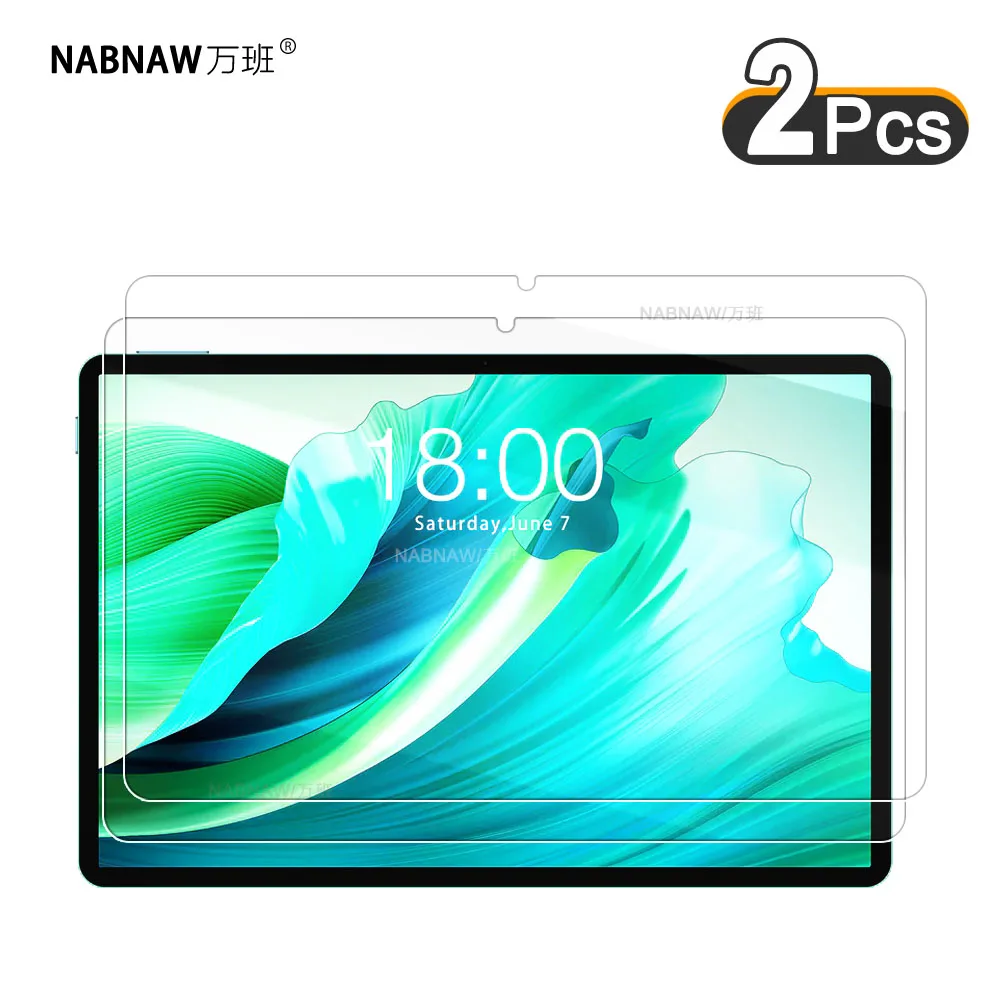 2 Pieces Scratch Proof HD Tempered Glass Screen Protector For Teclast P50S Tablet 11 inch Oil-Coating Hard Film