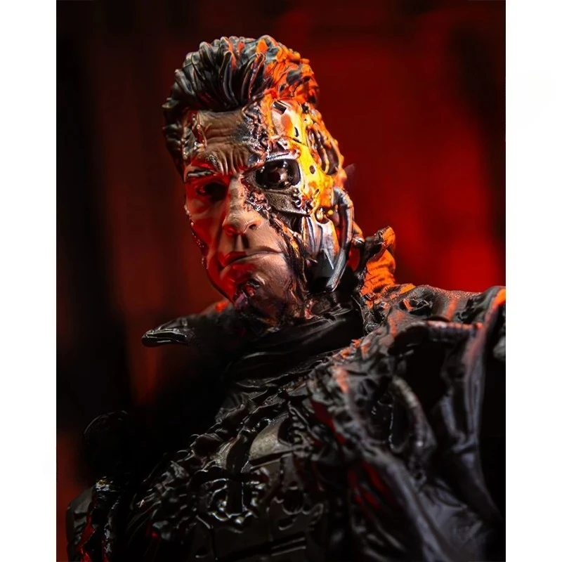 

In Stock Terminator 3 T-850 Figure T-800 Cyberdyne Systems T-850 Battle Damaged Collectible Model Decoration