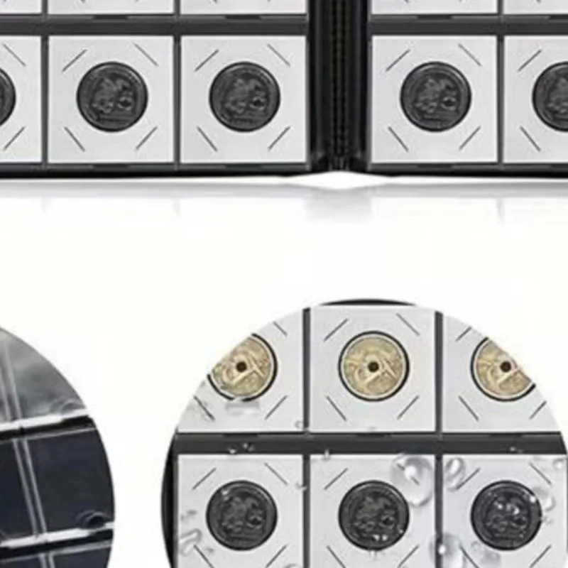 

1PC Coin Collection Supplies Holder Book for Collectors 120 Pockets Coin Organizer Storage Box Case Album Three Colors