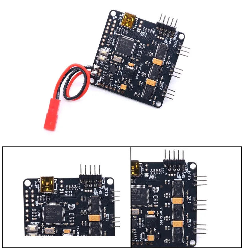 Rctosky Storm32 BGC 32Bit 3-Axis وحدة تحكم Gimbal بدون فرش V1.32 DRV8313 سائق المحرك لنموذج طائرة RC بدون طيار