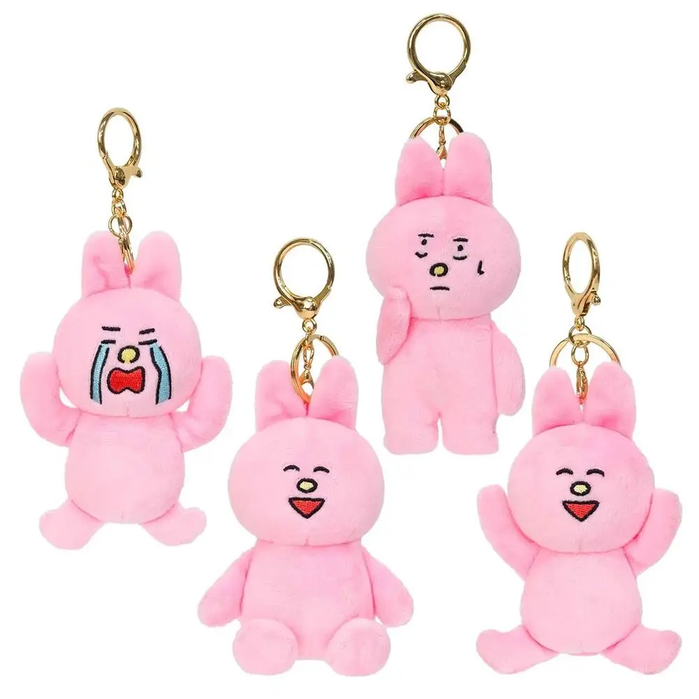 PP Cotton Rabbit Plush Doll Pendant Soft Collection Bunny Plush Stuffed Toy Hanging Decoration Cartoon Plush Bunny Keychain