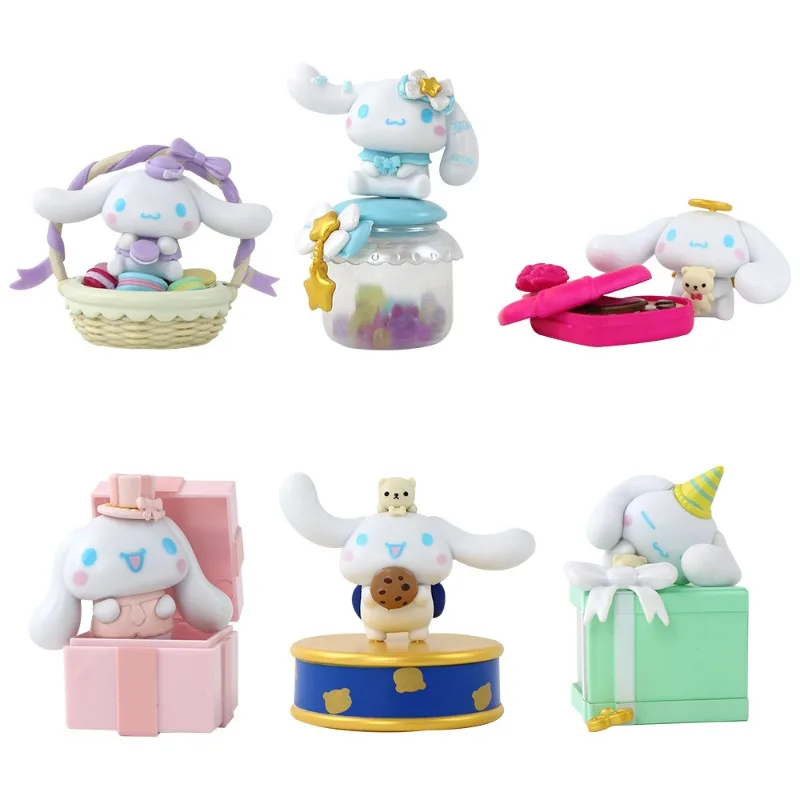 Figurka Sanrio Jade Cinnamon Dog Kulomi, prezent na Walentynki, urocza ozdoba, modny zabawka, blind box, prezent dla dziewczynki