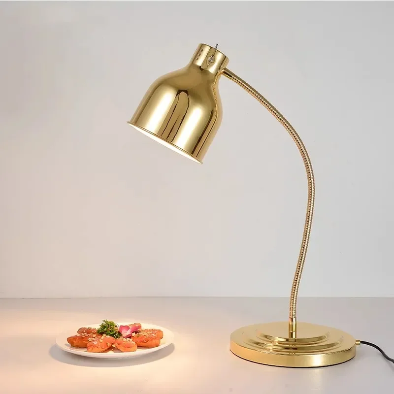 Imagem -04 - Single e Double Head Aquecimento Desktop Lamp Food Heating Lamp Buffet Heat Preservation Lamp Hotel