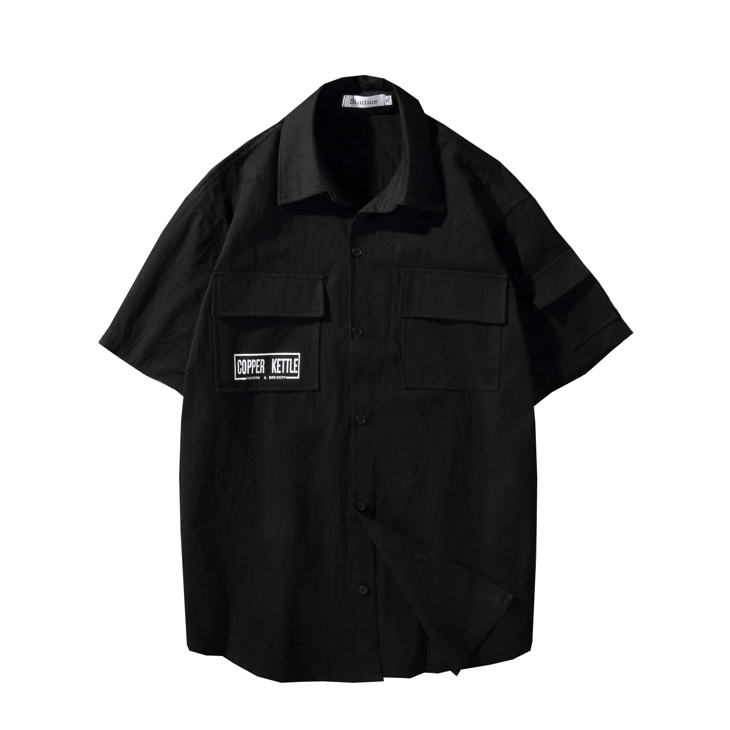 Camisa de manga corta para hombre, ropa elegante, lisa, Original, informal, de lujo, de alta calidad, novedad de verano