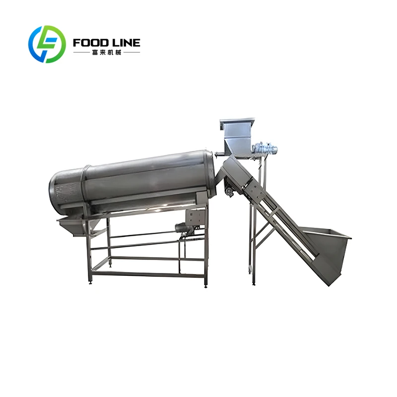 

Customized Power-saving Drum Food Flavoring Machine Commercial Countertop Seasoning Machine