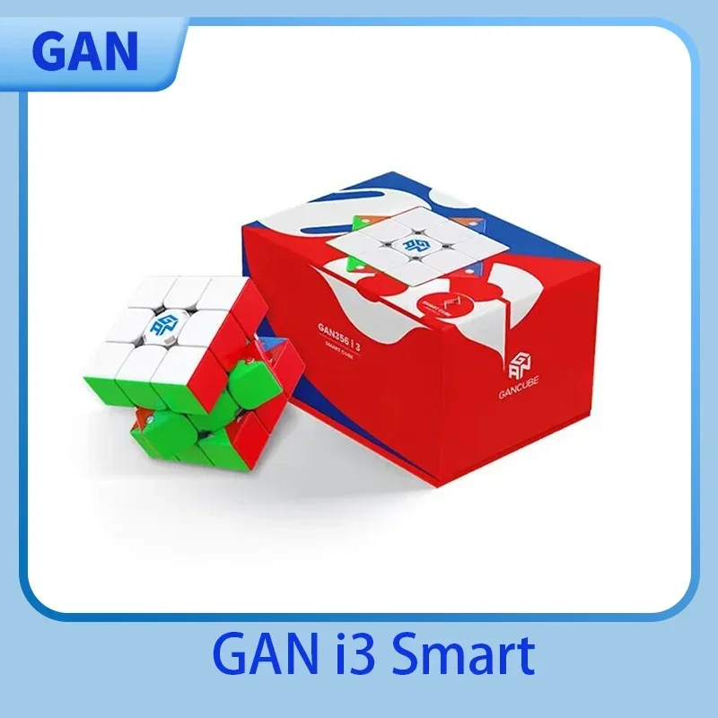 JudyCube GAN I3 스마트 큐브, 마그네틱 매직 스피드 큐브, 스티커리스 3x3 GAN 356 I3 파워팟 큐브 퍼즐