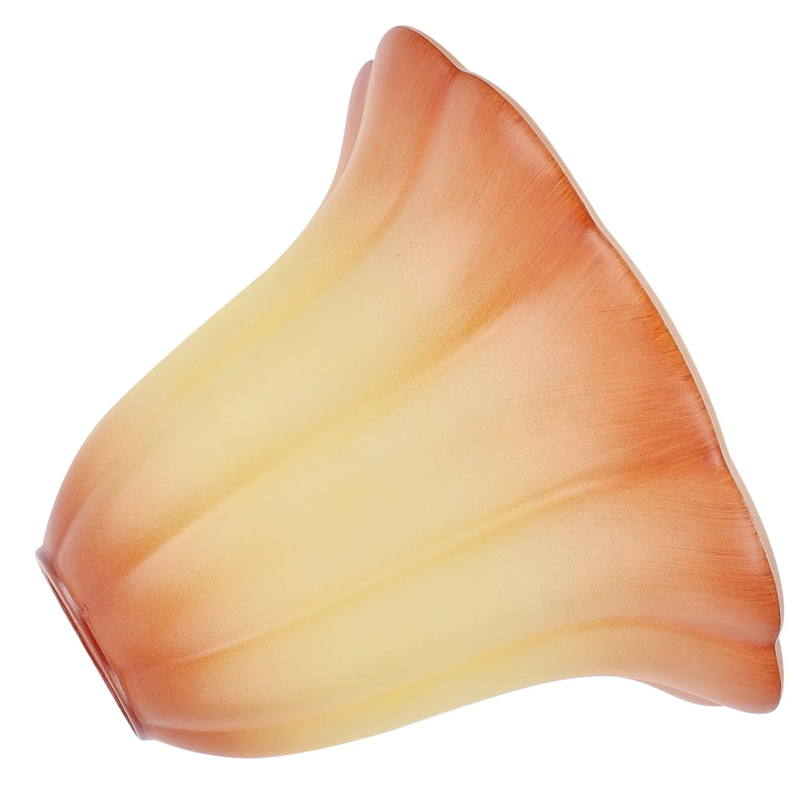 

Color Bell Shaped Glass Lamp Shade E27 Lighting Fixture Accessory Table Lampshade Fine Texture Streamlined