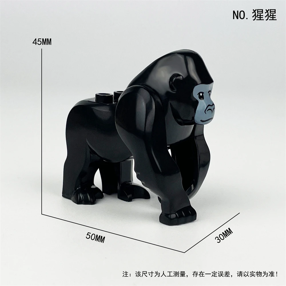 MOC City Tier-Bausteine Meerestier Killerwal Figuren Zoo-Set Zubehör Bausteine Kinderspielzeug Geschenk – Detail 24
