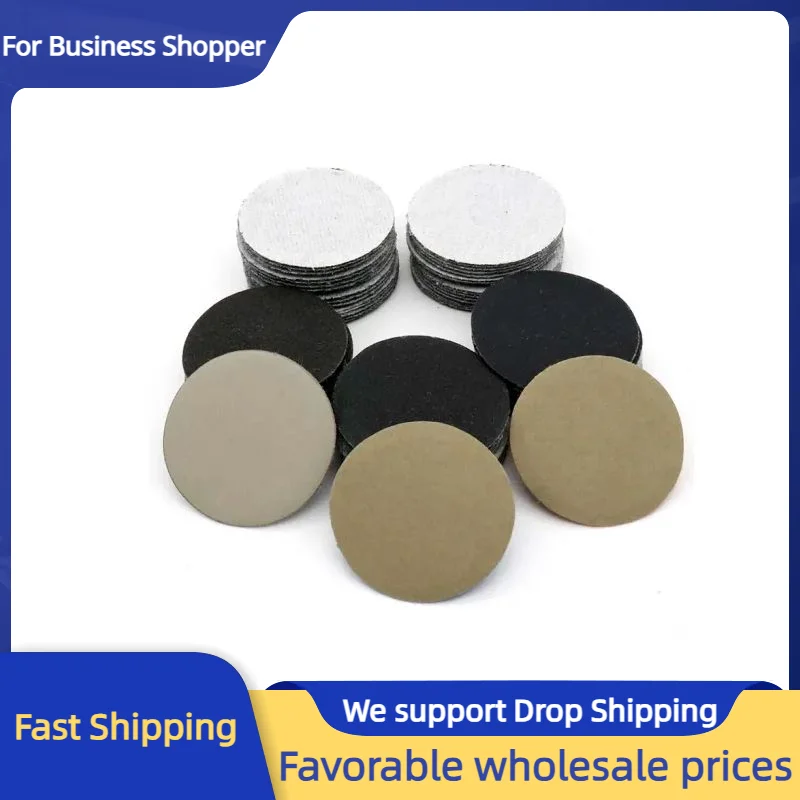 

100Pcs 2 Inch Hook Loop Sanding Disc 60-10000 Grit Silicon Carbide Sandpaper Wet Dry for Random Orbit Sander Polishing Grinding