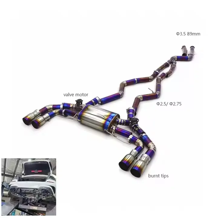 Yooking Catback Exhaust For BMW M340/M340i/M440/M440i G20 3.0T (2019-2023) Valvetronic Titanium Exhaust System