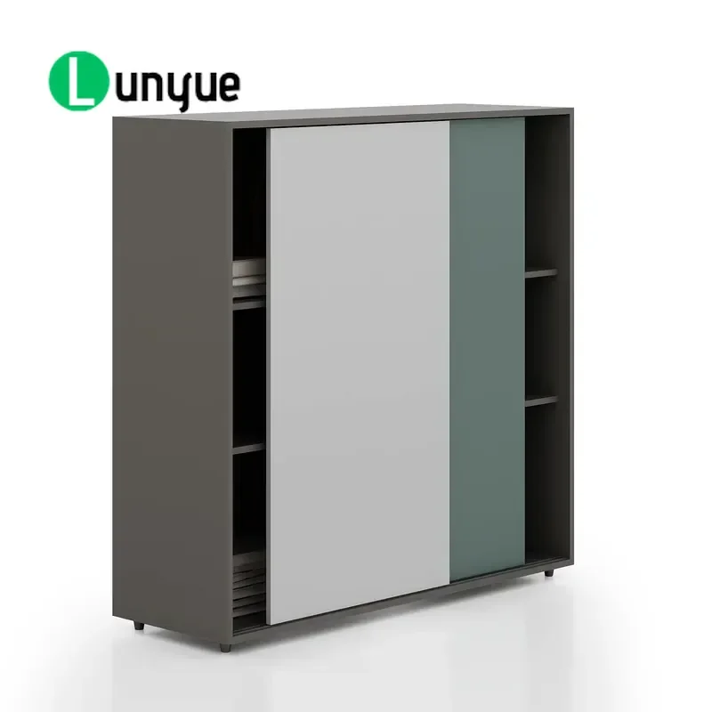 Modern Wooden Office Locker 3 Drawers with Key Lock for School Warehouse Home Office Commercial Use Customizable Size Design