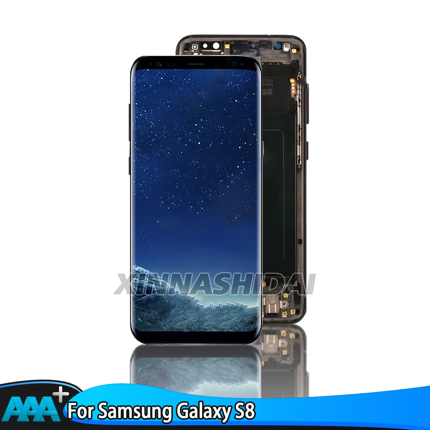 Tested NEW OLED Display Screen Replacement For Samsung Galaxy S8 Lcd DIsplay Digital Touch Screen with Frame Replacement Parts