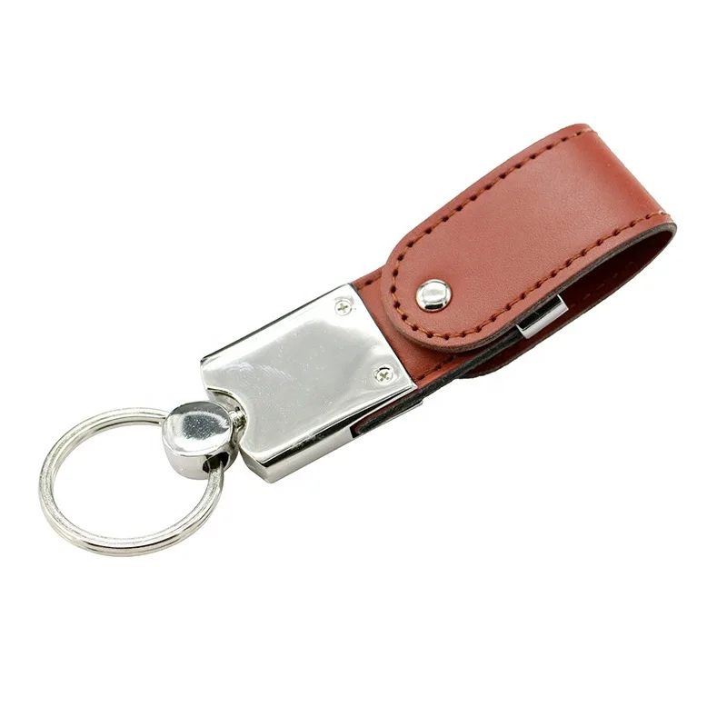 Free Custom Color Printing LOGO Metal Leather USB3.0 High-speed Flash Drive 4GB 8GB 16GB 32GB 64GB 128GB Memory Stick