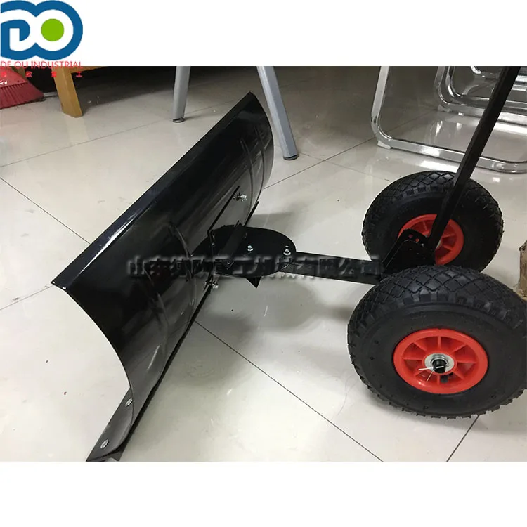 Manual Lightweight Manual Snow Plow Wheeled Snow Shovel Agricultural Thickened Ice and Snow Removal Shovel
