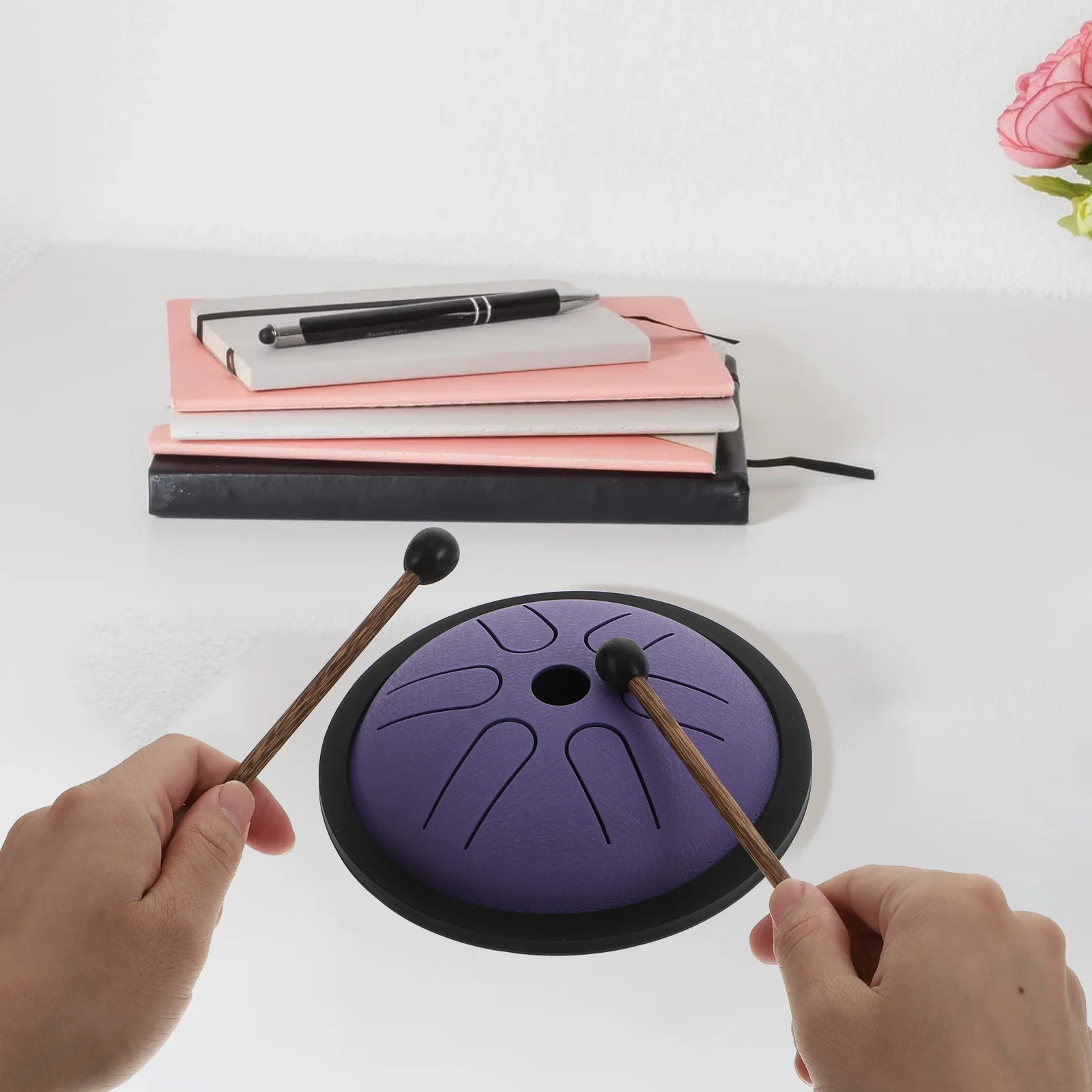 

Pocket Drum Steel Tongue Adult for Beginners Musical Instrument Alloy Percussion Professional Convenient Major