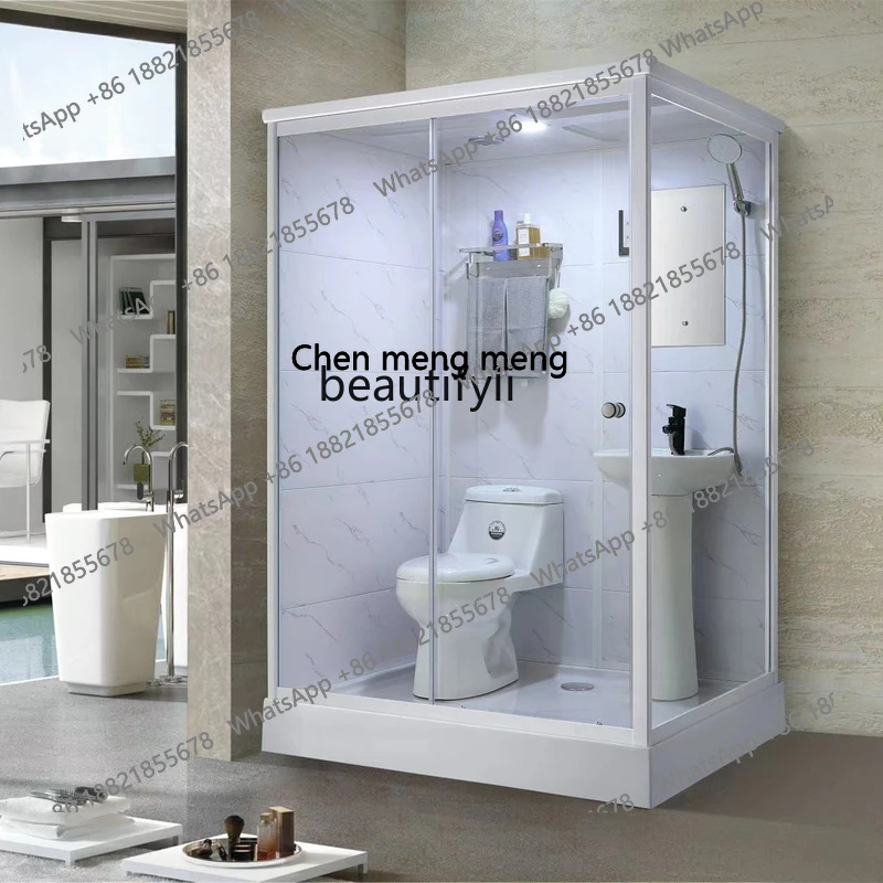 S7486 ss Isolation Shower Room Integrated Bathroom Bath Toilet Toilet