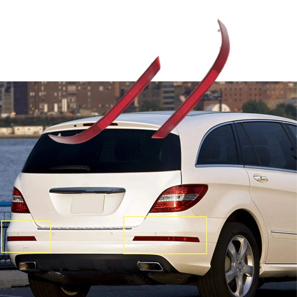

2 pcs Car Rear Bumper Reflectors 2518200174 2518200274 For Mercedes Benz W251 R350 R280 R-Class 2006 2007 2008 2009 2010 2011