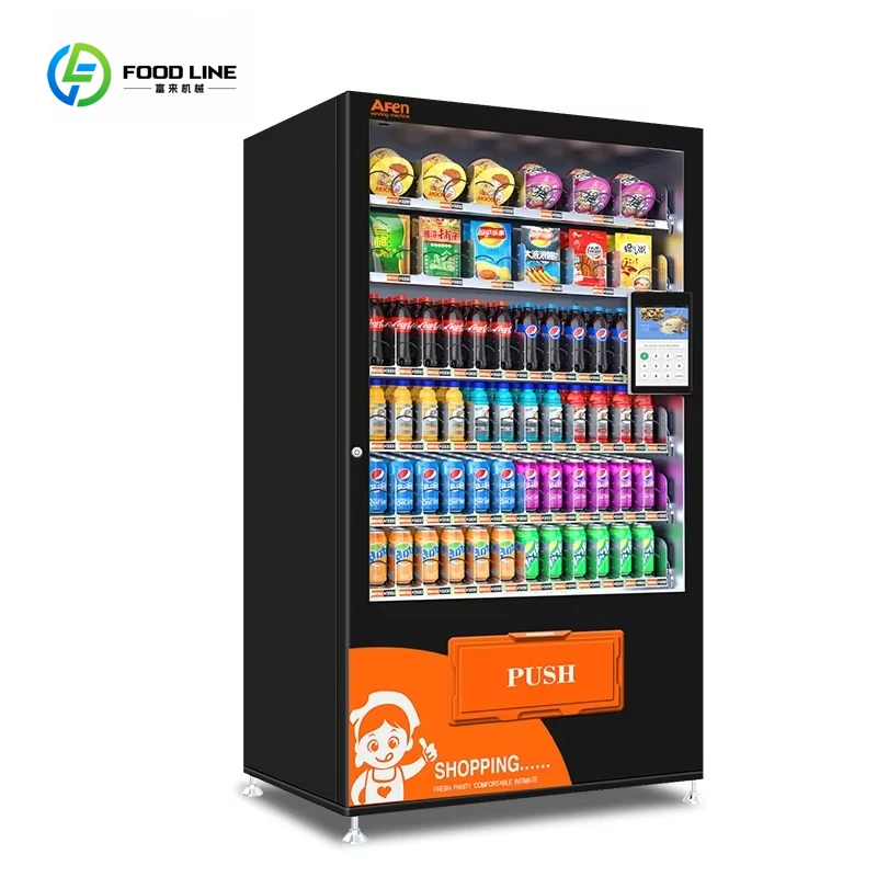 Automat samoobsługowy z bezgotówkowym płatnictwem dla wygodnego użytkowania