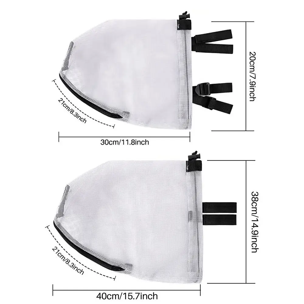 Lightweight Adjustable Dog Protective Mask Mesh Portable Pet Protective Veil Breathable Mosquito Proof Mask Hiking