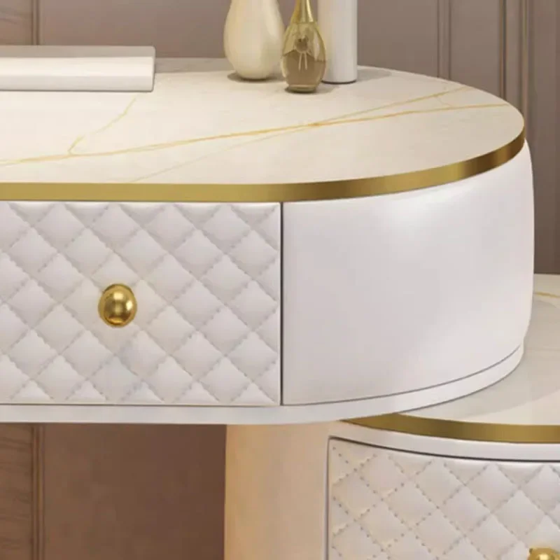 Japanese Organizer Dressing Table Women Display Computer Storage Vanity Table Bathroom Study Supplies Commode Patio Furniture image 4