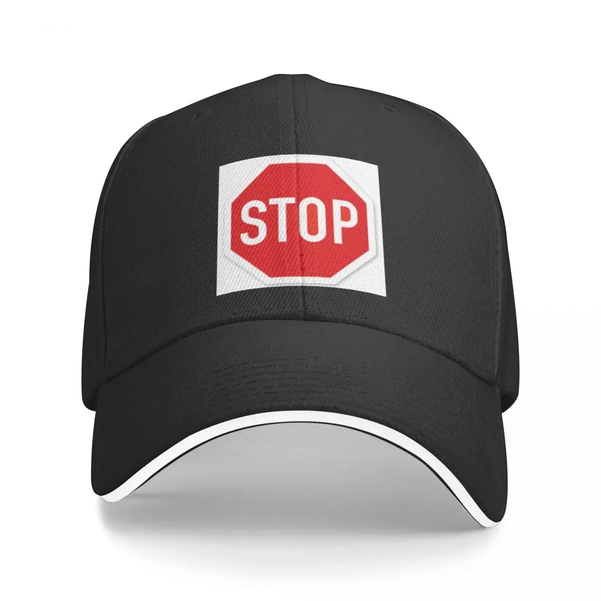 Traffic Stop Signal Baseball Cap black Thermal Visor Mens Tennis Women's