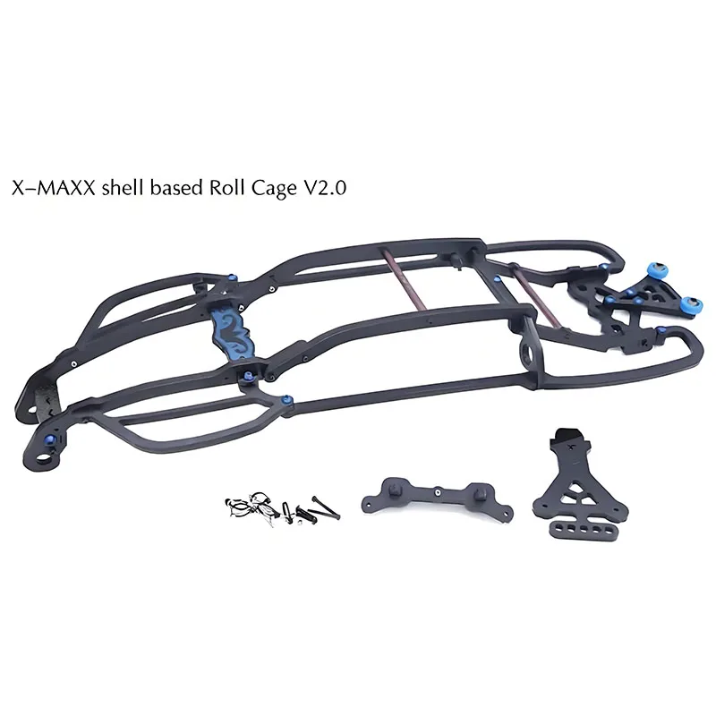 Nylon Simulation Shell Based Roll Cage V2.0 for 1/5 TRAXXAS X- MAXX 6S 8S RC Monster Truck Car