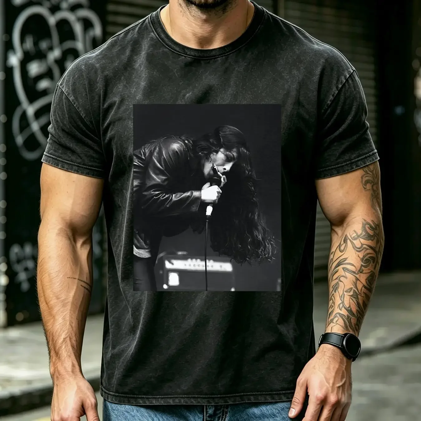 washed T Shirt Alanis Morissette new anniversary hot father day art vintage Washed Soft fashion Stretched homme Comfortable