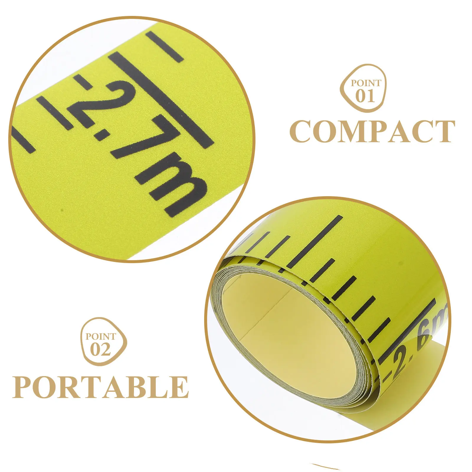 Swimming Pool Stickers Sticky Measure Tape Self Adhesive Tank Liquid Level Gauge Water with Scale Indicator