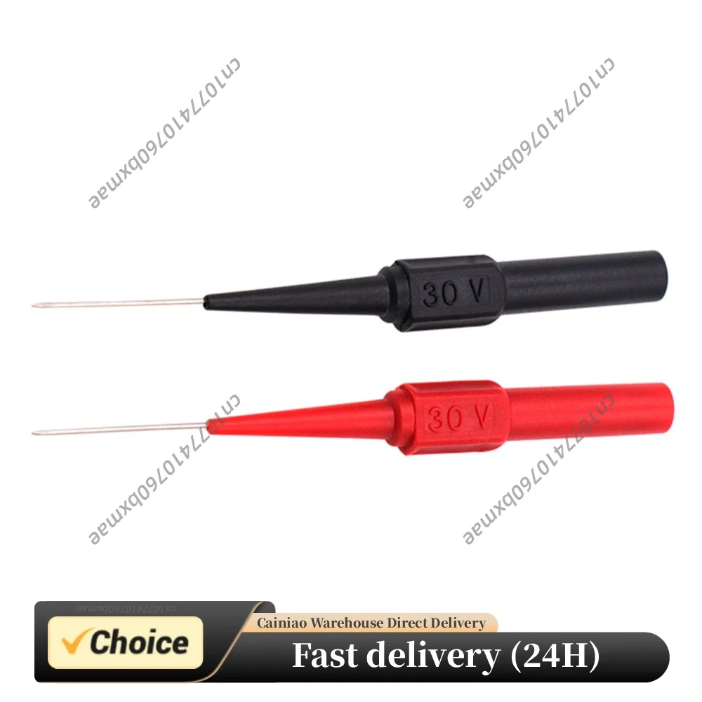 2-10Pcs Diagnostic Tools Multimeter Test Lead Extention Back Piercing Needle Tip Probes Autotools Automotive Kit Machine 0.7mm