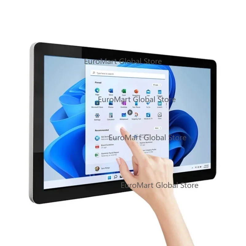 

New 21.5-inch wireless LCD touchscreen wall-mounted ad player with USB interface for marketing