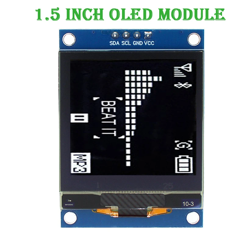 1.5 Inch 128x128 OLED Shield Screen Module CH1107 For Raspberry Pi For STM32 For Arduino