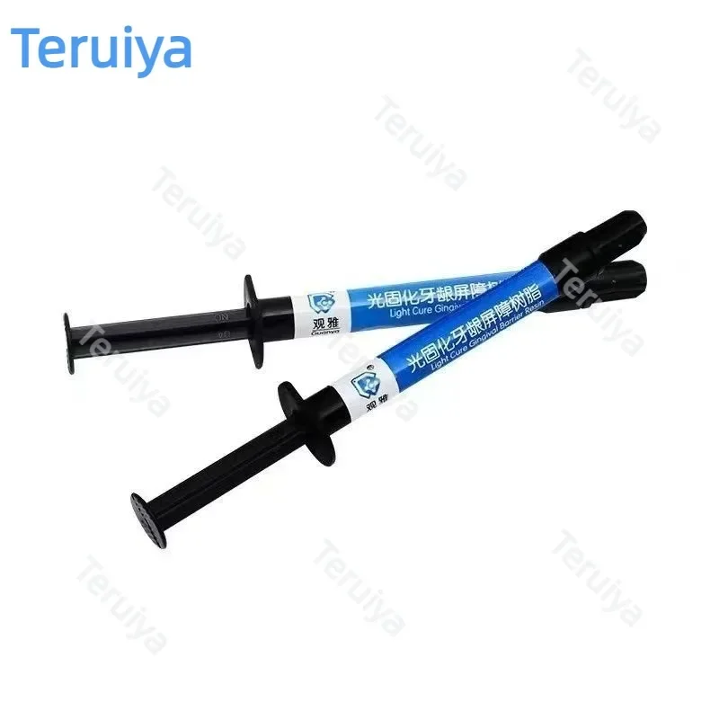 Premium 3Pcs GUANYA Light-Cured Calcium Hydroxide Paste, Endodontic Antibacterial Medicament, Professional Dental Cavity Liner