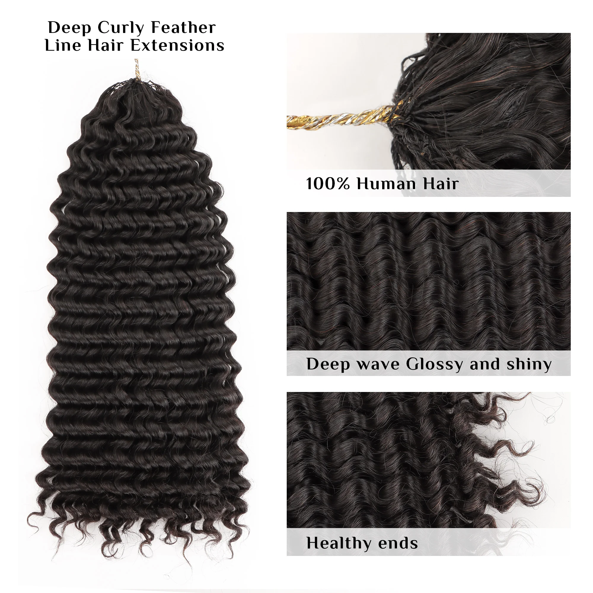 

Orientfashion Kinky Straight человеческие волосы вязаные крючком невидимые микропетли без узлов перо Ha многоразовые бесшовные наращивание волос