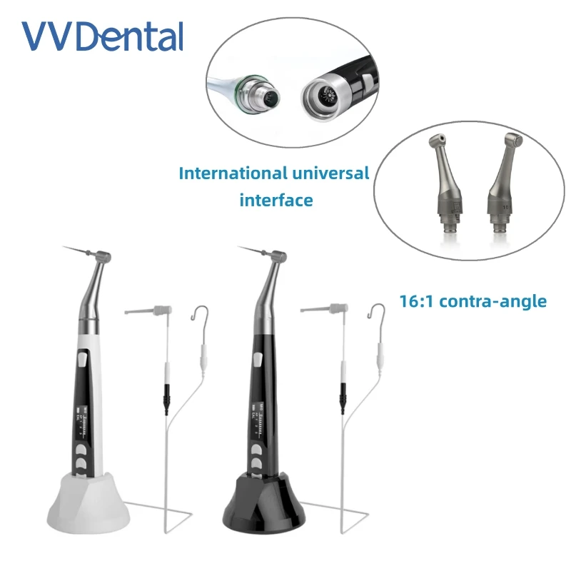 

Беспроводной эндомотор VV Dental 16:1 с апекслокатором для измерения апекса корневого канала и пародонтологических исследований
