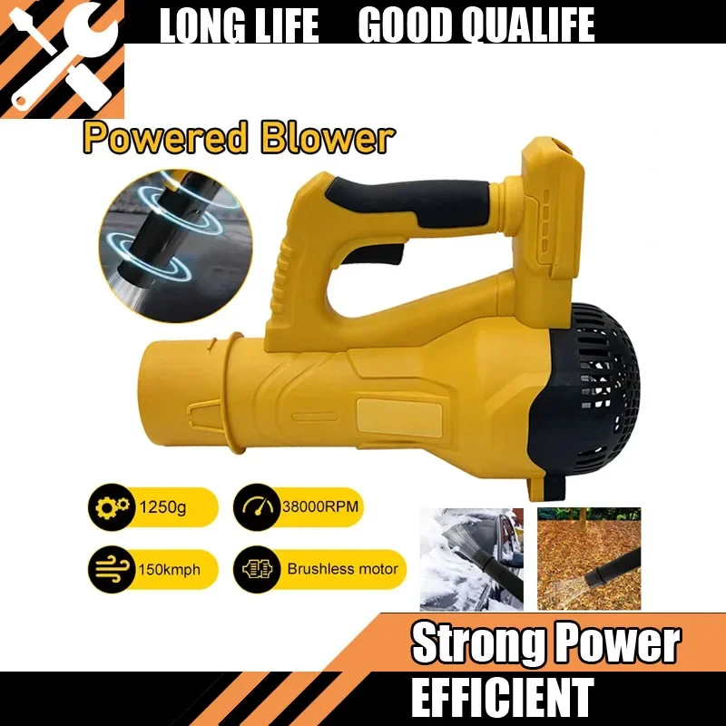 Fit Dewalt Nuovo 38000RPM Strumento Cordless Ventilatore di Aria Senza Spazzole Palmare Foglia Jet Turbo Ventilatore Per 20V Batteria Strumento di Potere