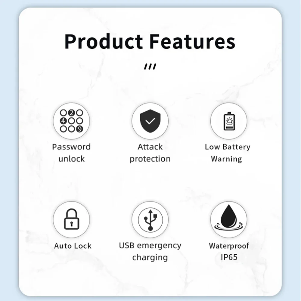 Imagem -05 - Ttlock Smart Cylinder Electronic Door Lock Controle Remoto Impermeável Impressão Digital Chaves de Senha Cartão de Desbloqueio para Casa