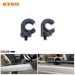 OTOM Rear Brake Hose Guide Clamp For KTM SX EXC SMR MXC Enduro HUSQVARNA FE FS TC 250 450 Motorcycle Brake Line Holder Clamping