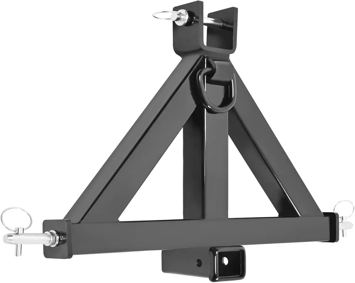 

Heavy Duty 3-Point Trailer Hitch, 2" Receiver for Category 1 Tractors, Quick Hitch Compatible, 30" Width