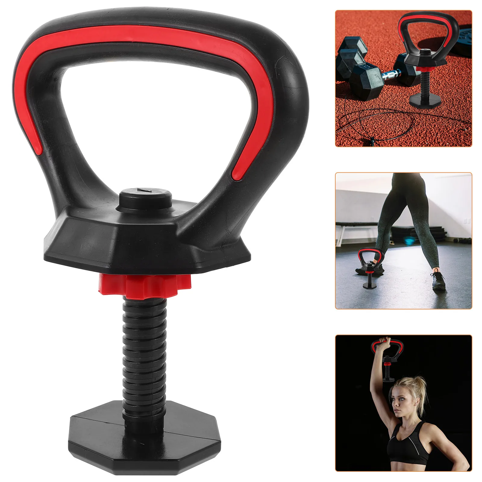 Kettlebell Handle Equipment Fitness Adjustable Weight Indoor Outdoor Workouts Durable Plastic Ergonomic Design Versatile