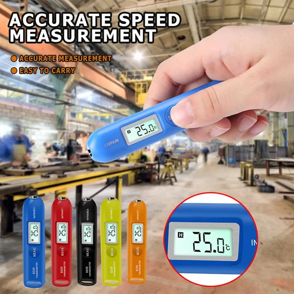 Contactless  Digital Infrared Thermometer with LCD Handheld Portable  Temperature Pen Infrared Thermometer