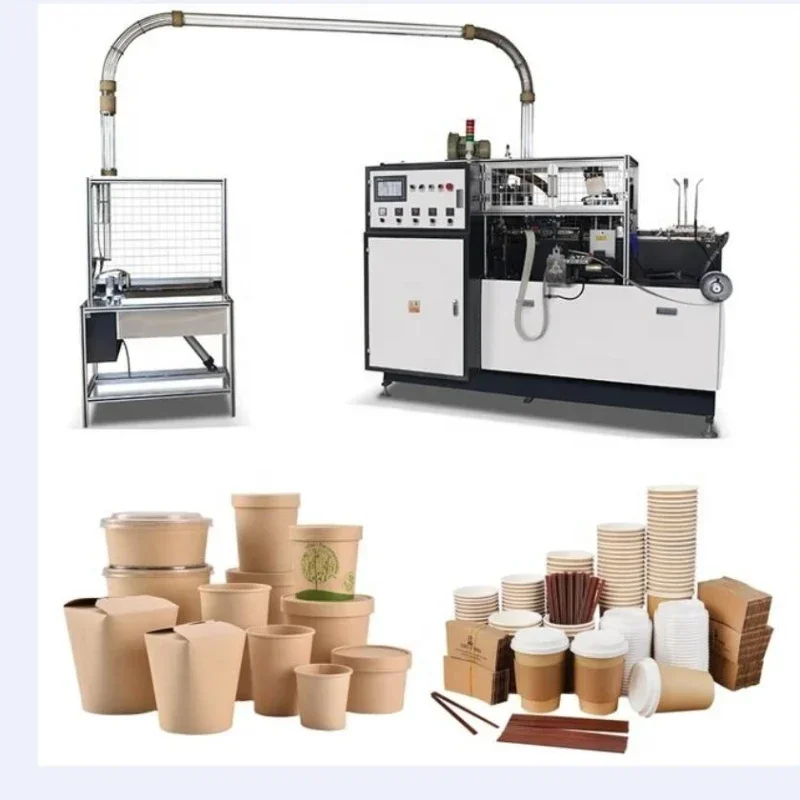 

Hot Sales Automatic New Top Paper Cup Making Machine Price of Paper Cups Machine Disposable Tea Cup Making Machine High Quality