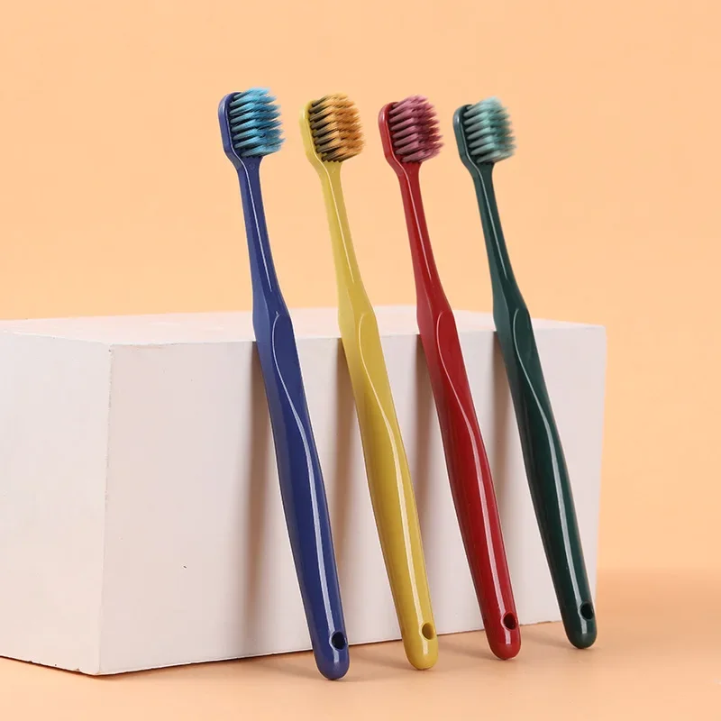 Lucky-Beauty Wide-headed toothbrush couple Japanese series 2 soft-haired toothbrush small plate couple toothbrush