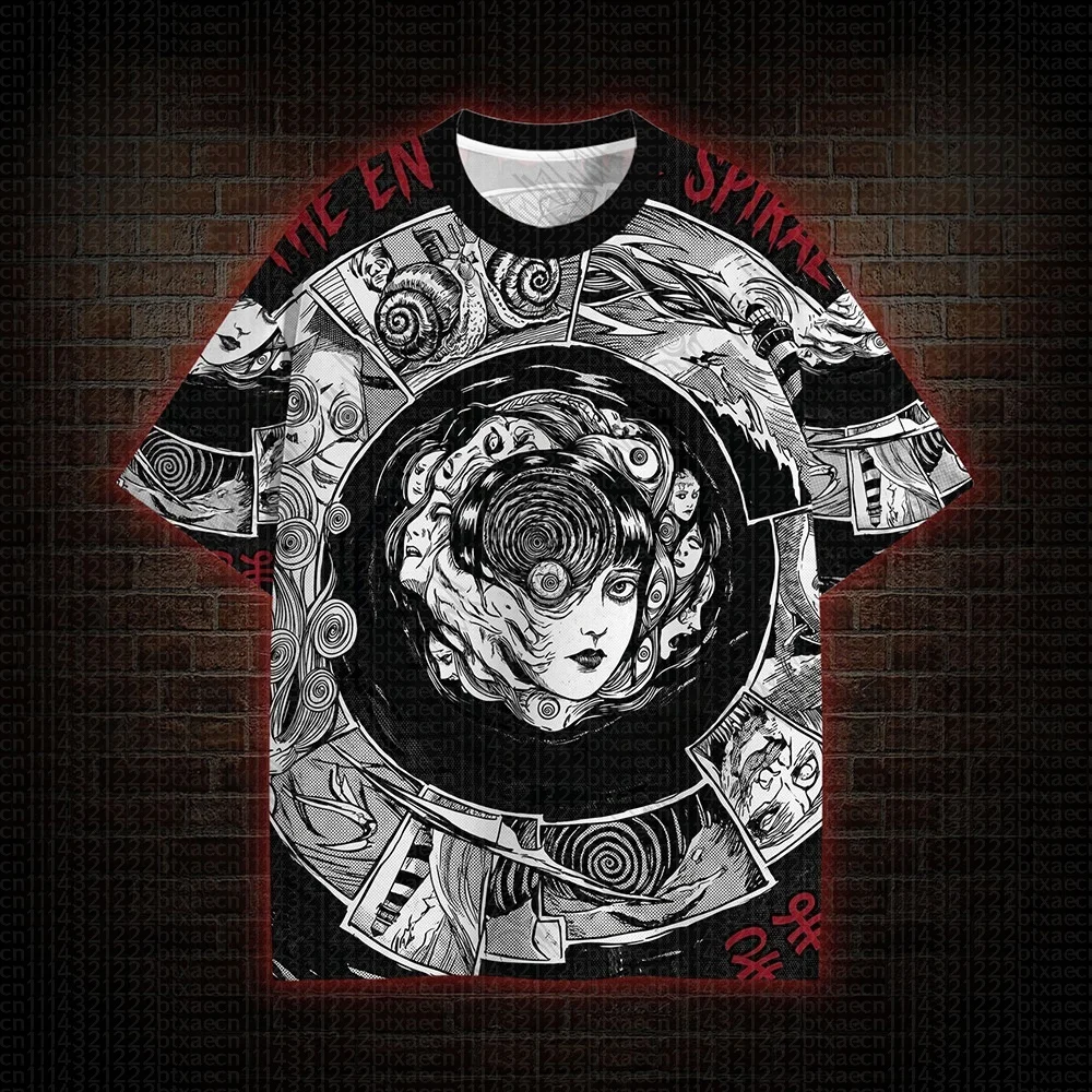 2026 New Movie Sporty Fashion Adult & Kids Round Neck T-Shirt Streetwear Gothic Horror Film Gift