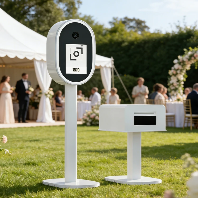 Portable 13.1 Inch Touch Screen SLR Selfie Photo Booth Quick Setup for Weddings Parties Self Service Luxury Customize