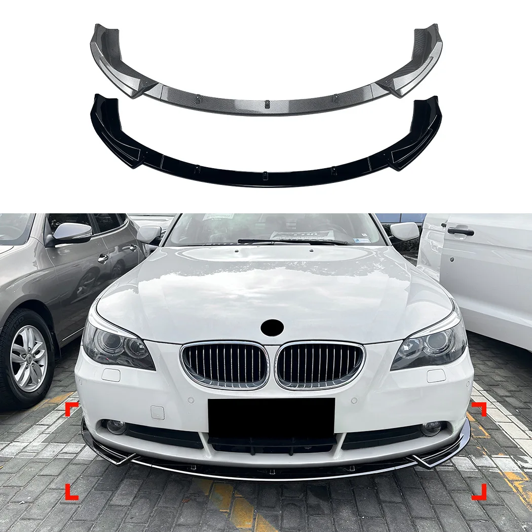 

For BMW 5 Series E60 E61 2004 2005 2006 2007 Front Bumper Lip Spoiler - M-Tech Style Splitter Diffuser Body Kit Tuning Upgrade